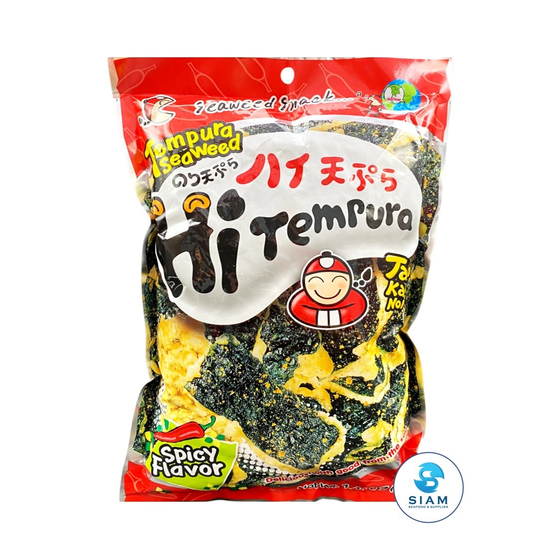 Tao Kae Noi Tempura Seaweed, Spicy Flavor 1.41 oz