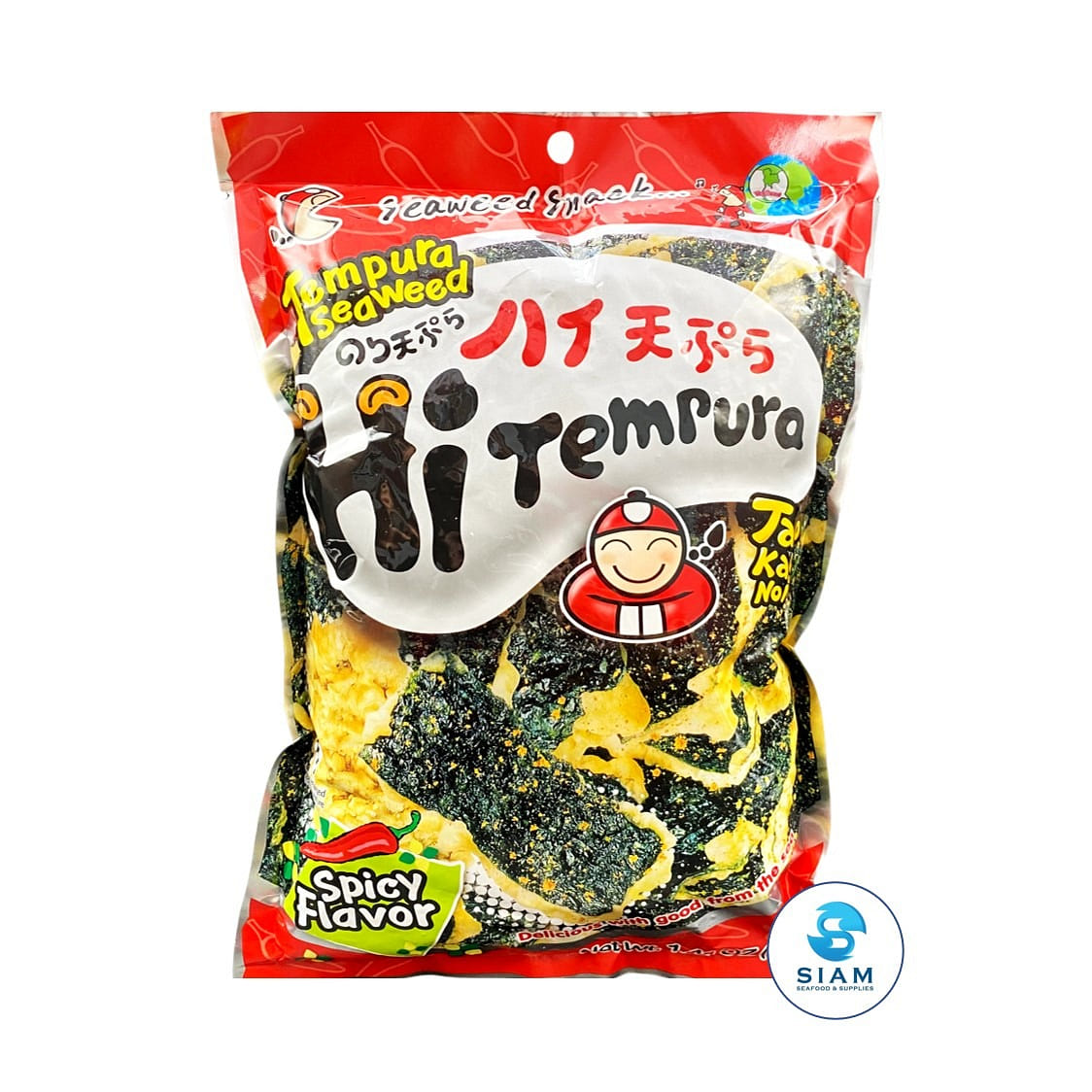 Tao Kae Noi Tempura Seaweed, Spicy Flavor 1.41 oz