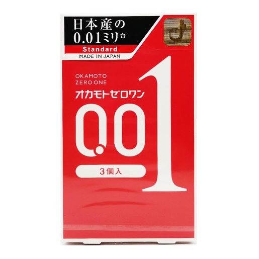 OKAMOTO 001 Ultra Thin Non-latex Condoms 3pc - Weee!