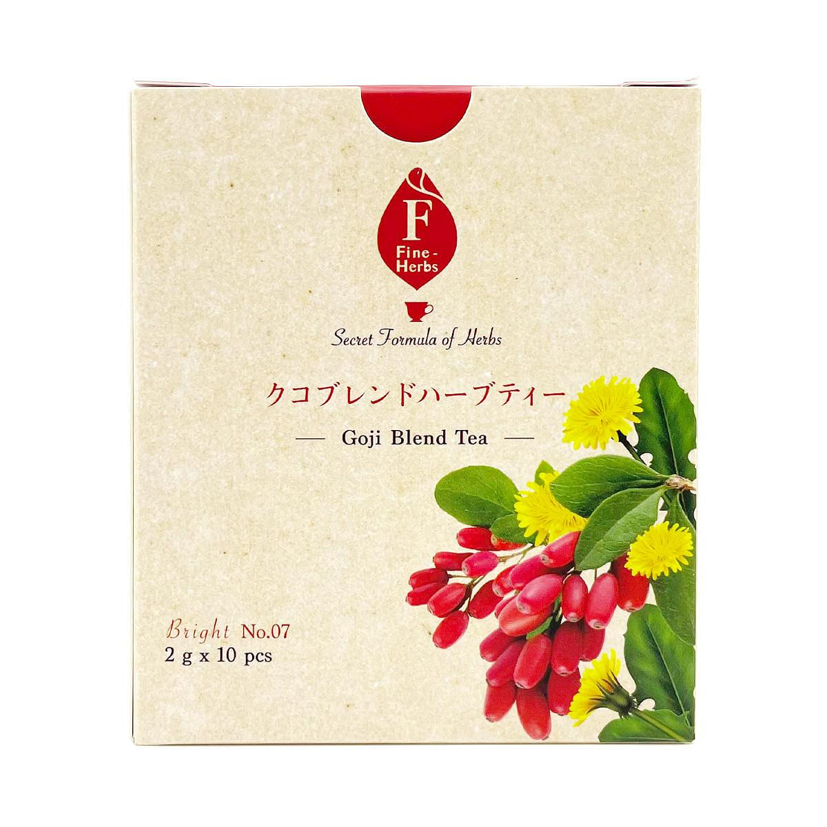 FINEHERBS Goji Blend Tea 10pcs 20 g
