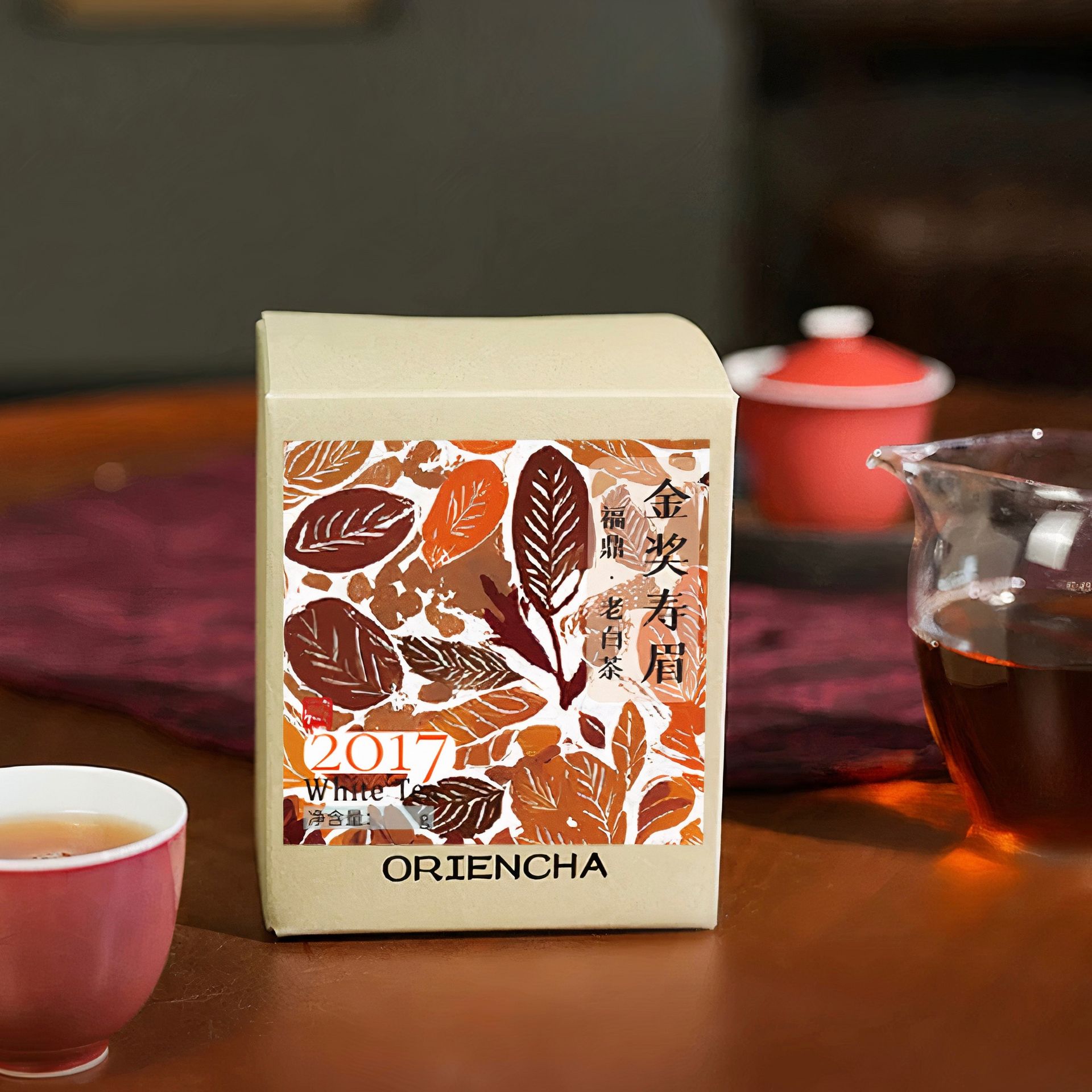 2017 Fuding Golden Award Shoumei White Tea 30 g