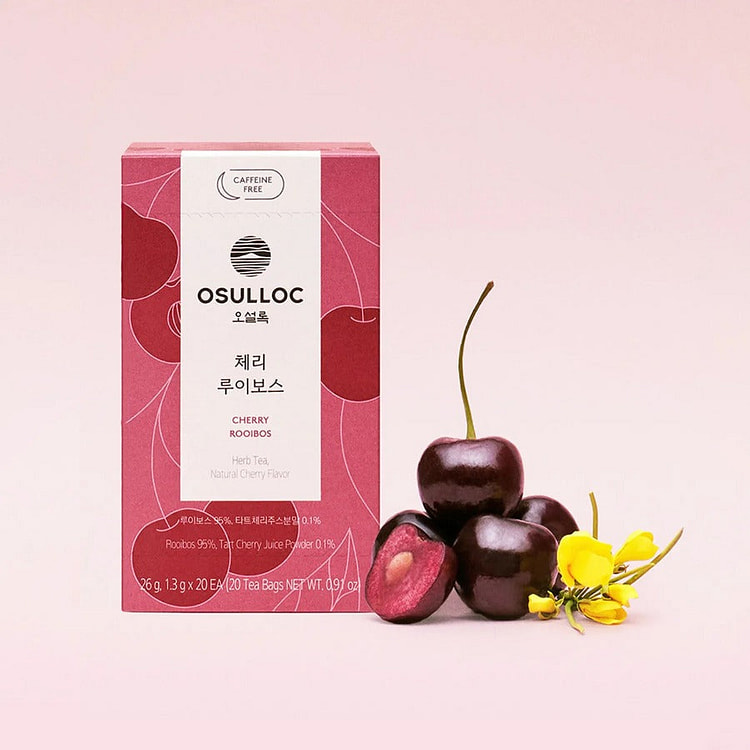 OSULLOC Cherry Rooibos 20ea 1 each