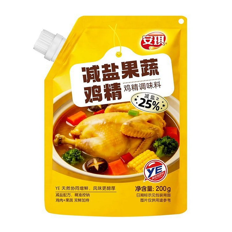 Low-Salt Fruit and Vegetable Chicken Bouillon 200 g