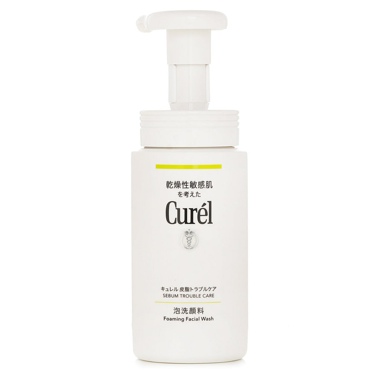Curel     深層控油保濕泡沫潔面乳