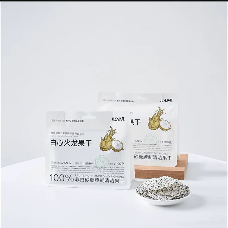 几分之几 白心火龙果干100克 100 克