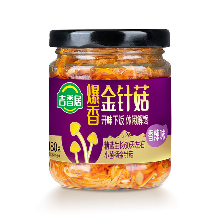 Jixiangju Spicy Enoki Mushroom Ready-to-Eat 180 g