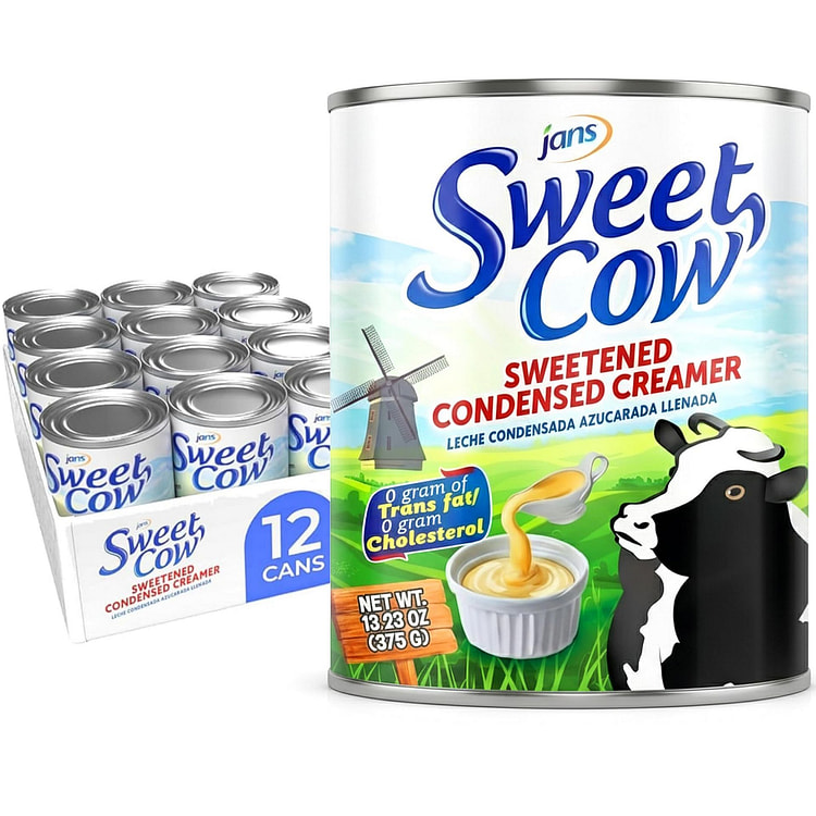 Jans - Sweet Cow, 13.23 Oz, Pack of 12 13.23 fl.oz*12 pack