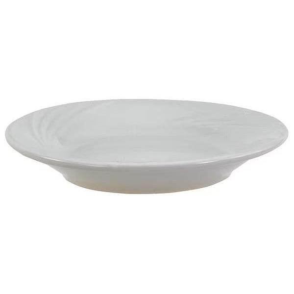 Plate, 5-1/2", Ceramic Bone White PK36 2 lb