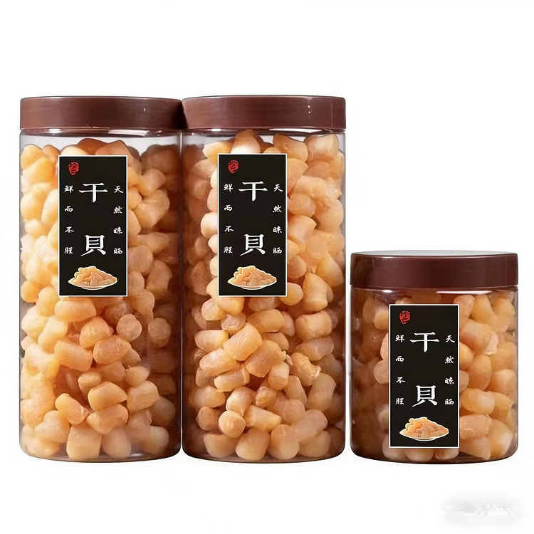 瑶柱干贝海鲜扇贝干野外生长元贝海产品干 250 克