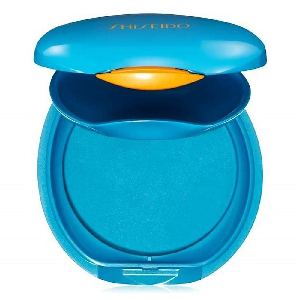 SHISEIDO Blue Case For Foundation with Mirror 1 each