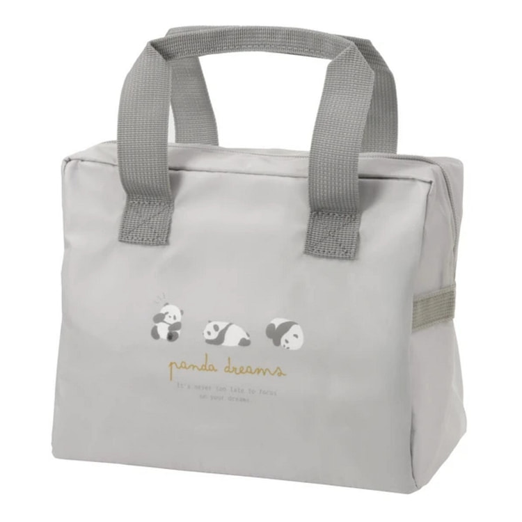 OSK 熊猫图案 大开口 保鲜保冷手提午餐包 1个 1 个