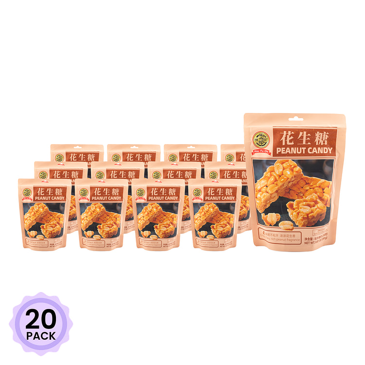 徐福记 芝麻花生酥 袋装 250 克*20 包