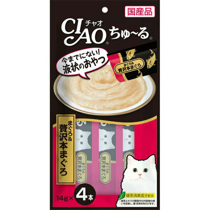 Inaba CIAO Cat Treats Cá Ngừ Cá Ngừ Vây Xanh 14g*4 1 phần