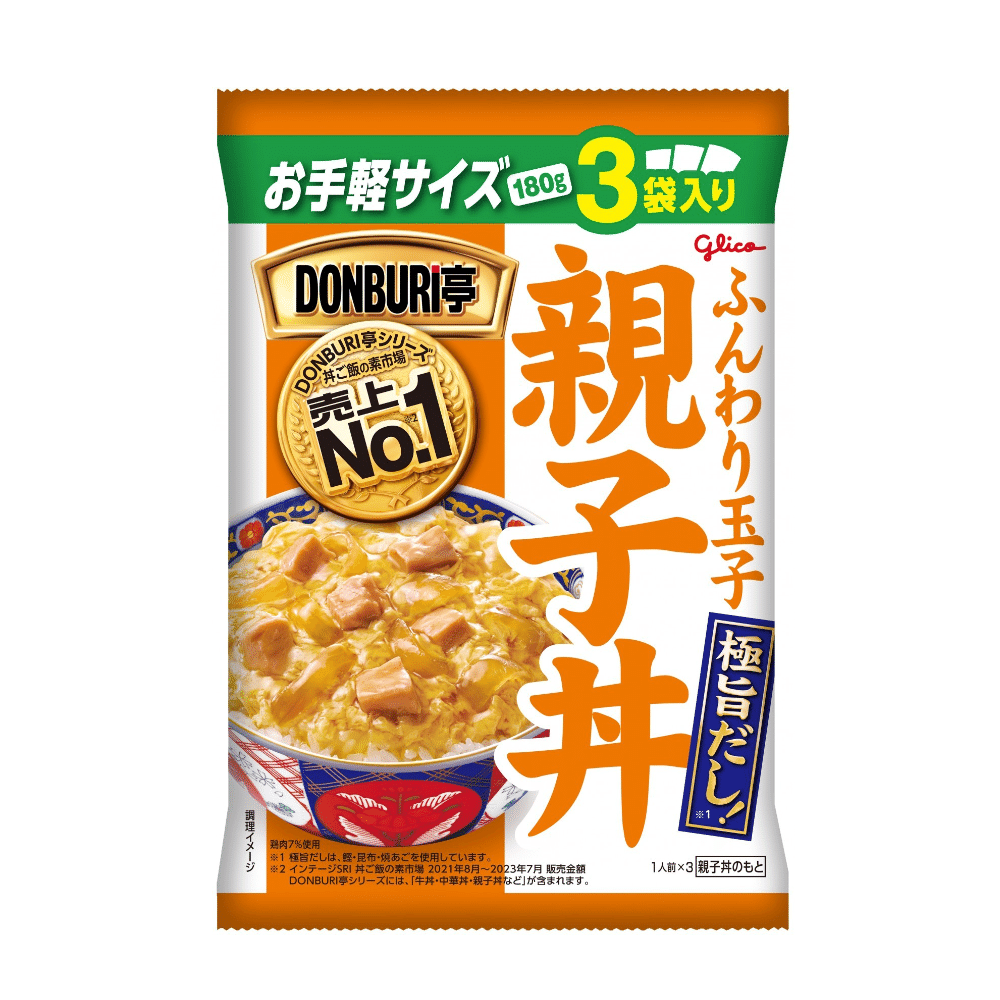 盖饭 3 餐包亲子丼 180g x 3 袋 1 把