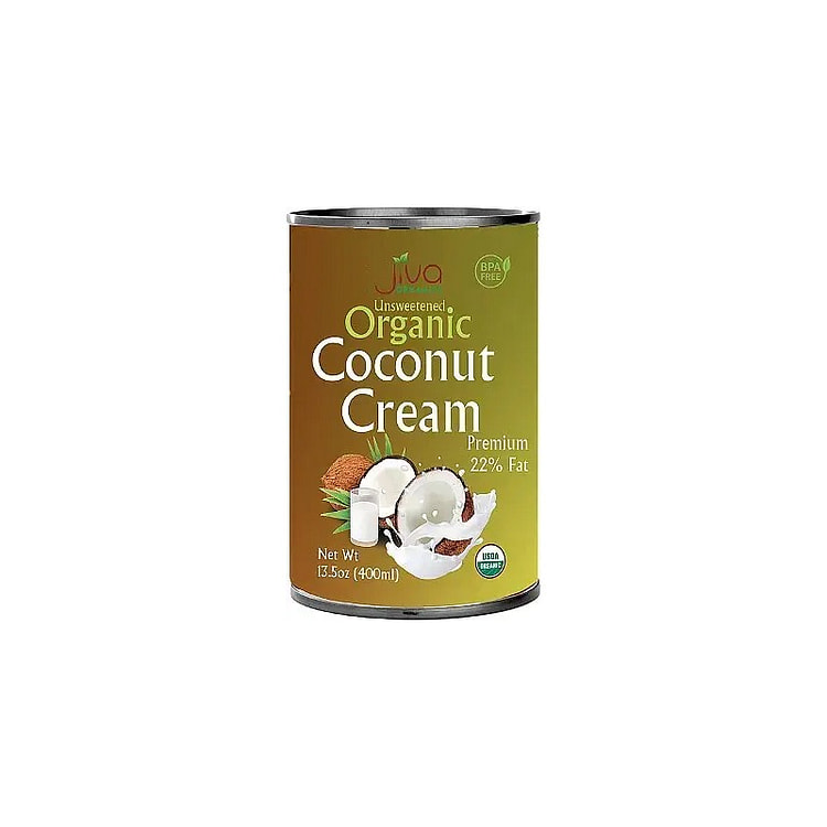 Jiva Organics Organic Coconut Cream, 13.5 oz tin