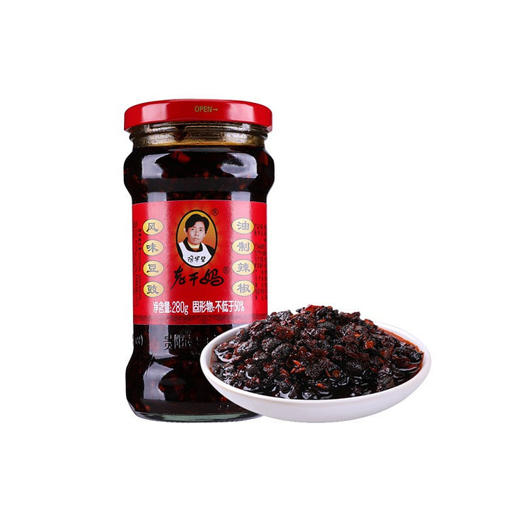 Laoganma Flavored Fermented Soybean Chili Oil, 280 1 bottle