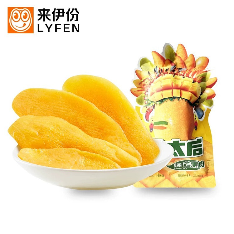 来伊份 芒太后芒果肉厚切果脯蜜饯108g