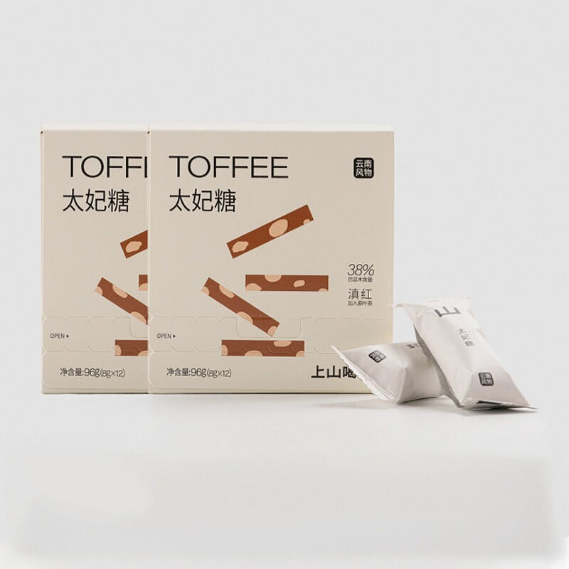 Shangshanhecha Tea Snacks Dianhong Toffee 96g 96 g