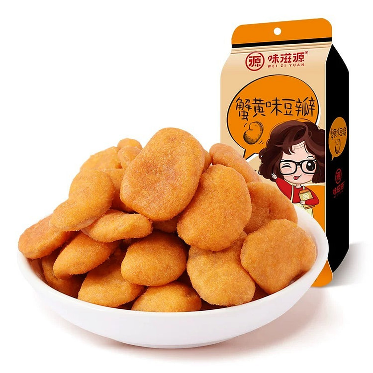 优品荟-味滋源蟹黄豆瓣120g袋蟹黄蚕豆零食