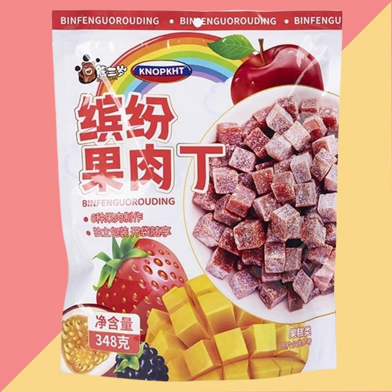 Xiong San Sui Mixed Fruit Cubes 348 그램