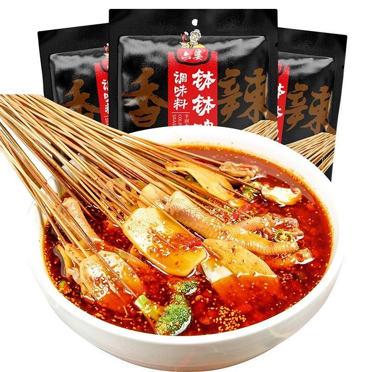 六婆钵钵鸡调料麻辣红油味乐山冷锅串串香辣素荤菜麻辣 70 克