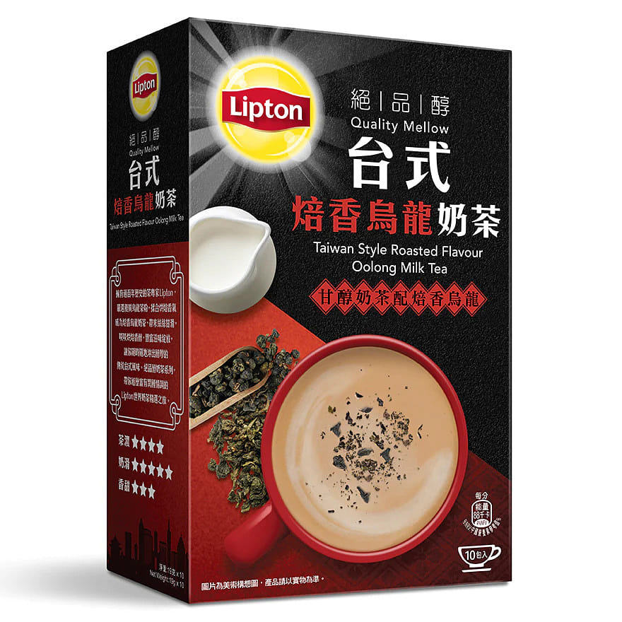 LIPTON - Quality Mellow Milk Tea Taiwanese Style Oolong Flv 10'S 1 box