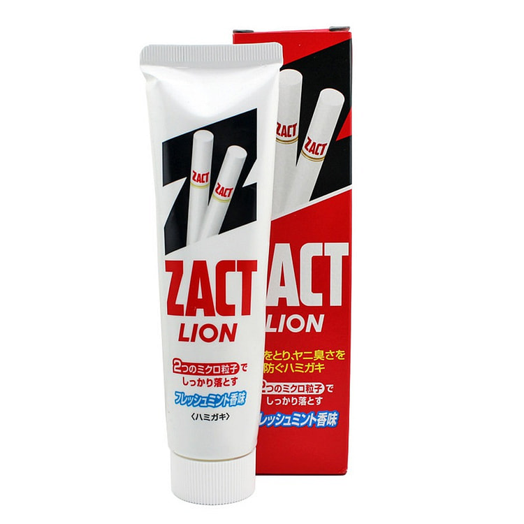 日本 LION狮王 Zact 亮白牙膏 超级薄荷味 150 克