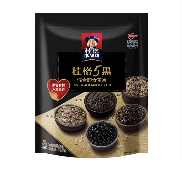 桂格 五黑混合即食燕麦片 (min 2)