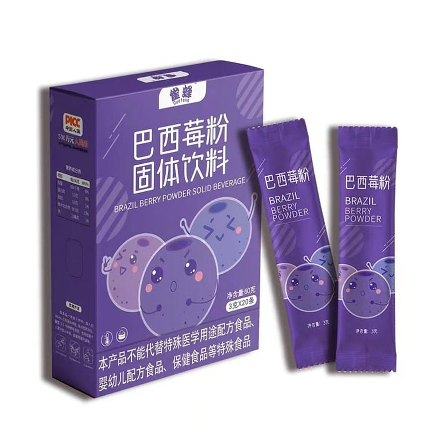 Bird's Bee Acai Berry Powder Fruit & Vegetable Fiber Beauty 3g*20bag 1 케이스