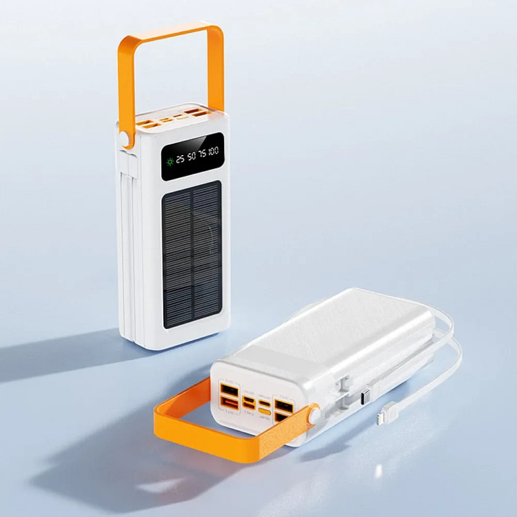 超级太阳能移动电源 80000mAh 便携式充电器 1 包