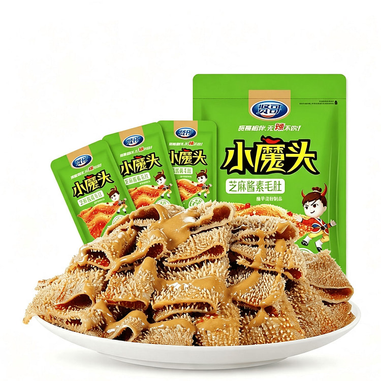 Vegetarian tripe with konjac in sesame sauce, 180g 180 g