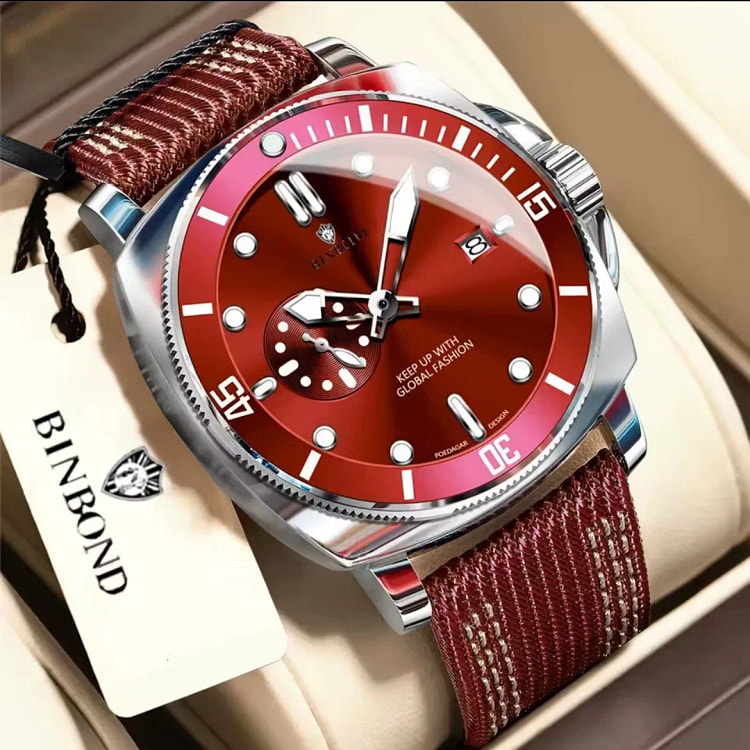 POEDAGAR Men's Sports Watch Quartz Luminous 3ATM D 1 box