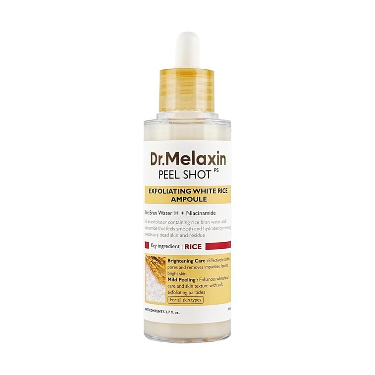 DR MELAXIN Peel Shot White Rice Ampoule 80ml 1 each