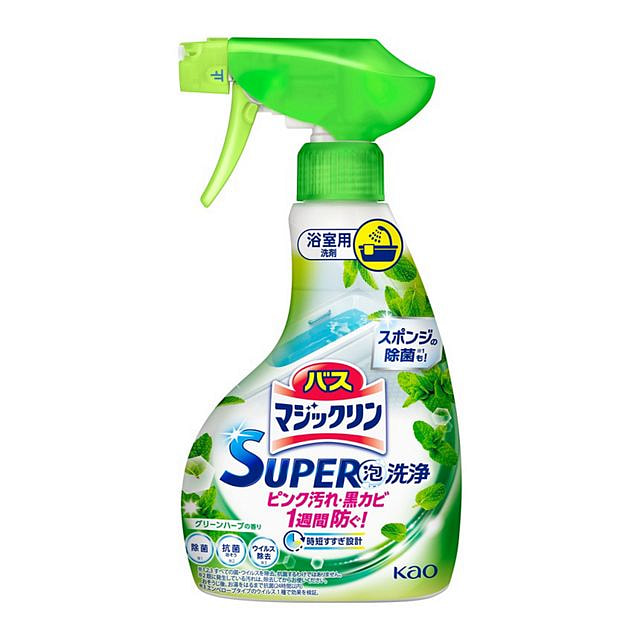 花王 浴室浴缸 泡沫清洁剂 350ml 草本香味