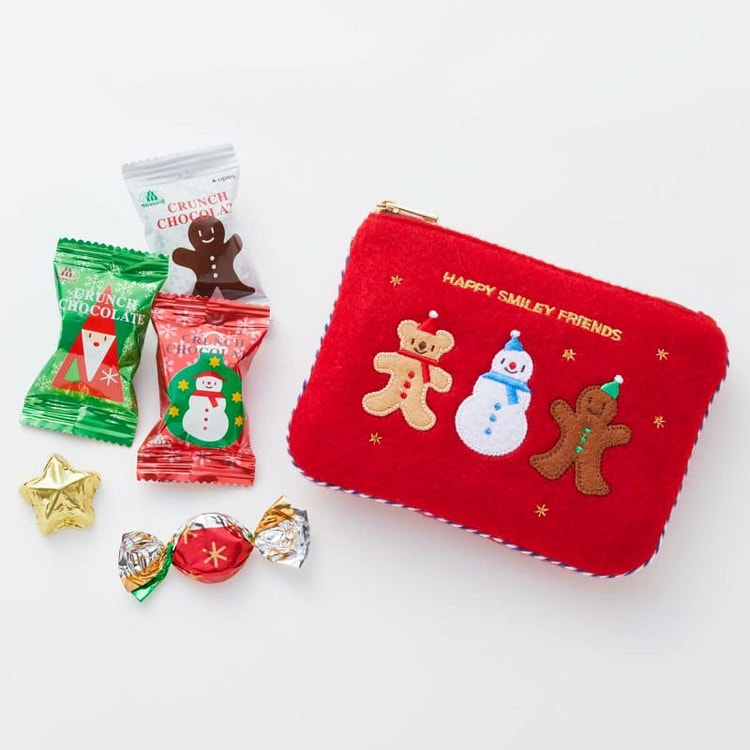 摩洛索夫 圣诞 牛奶&脆皮巧克力 收纳包 5个 1 份
