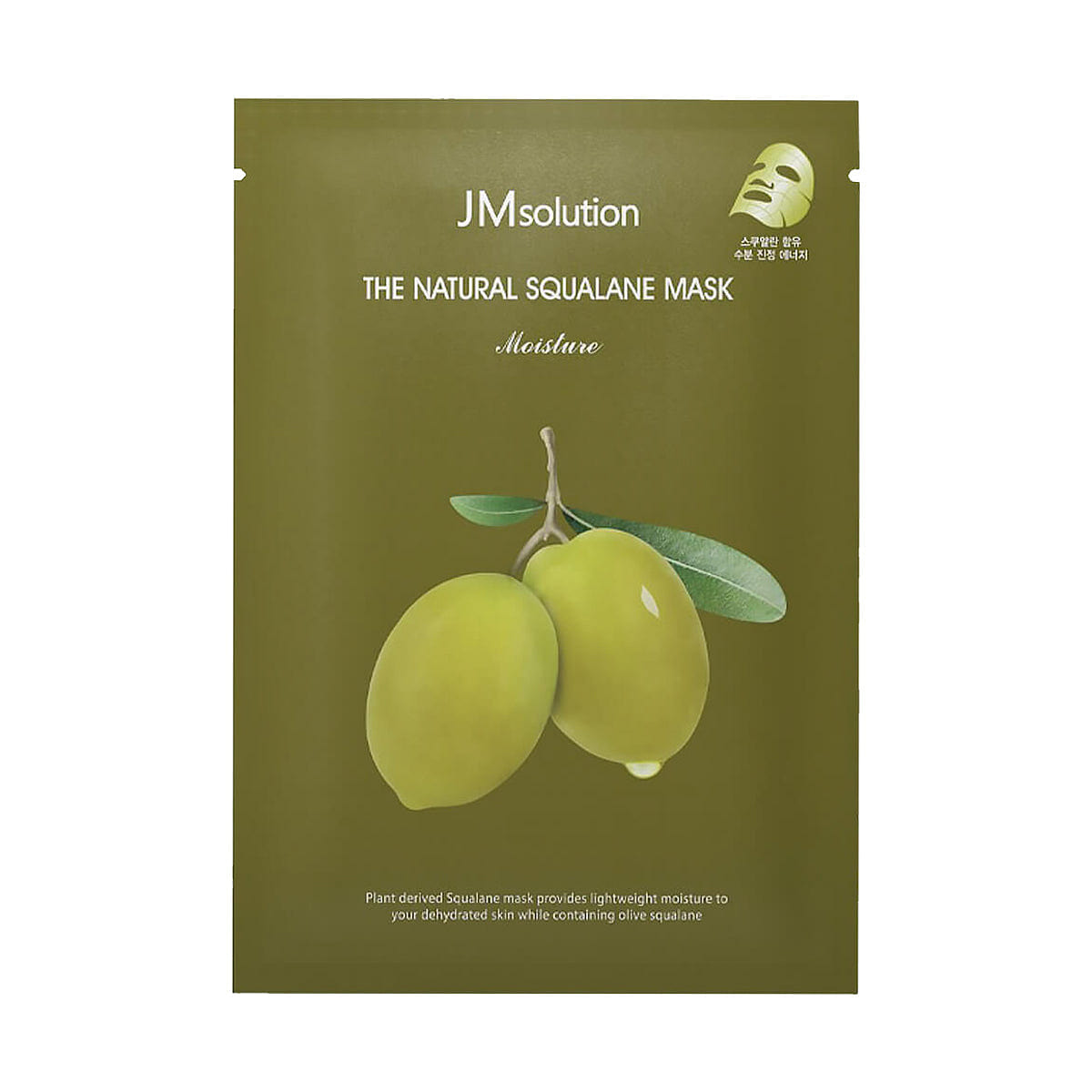 JMsolution The Natural Squalane Mask Moisture Single 1 each