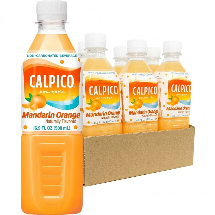 CALPICO Mandarin Orange Beverage 500ml X 6 Pack 500 ml*6 bottles