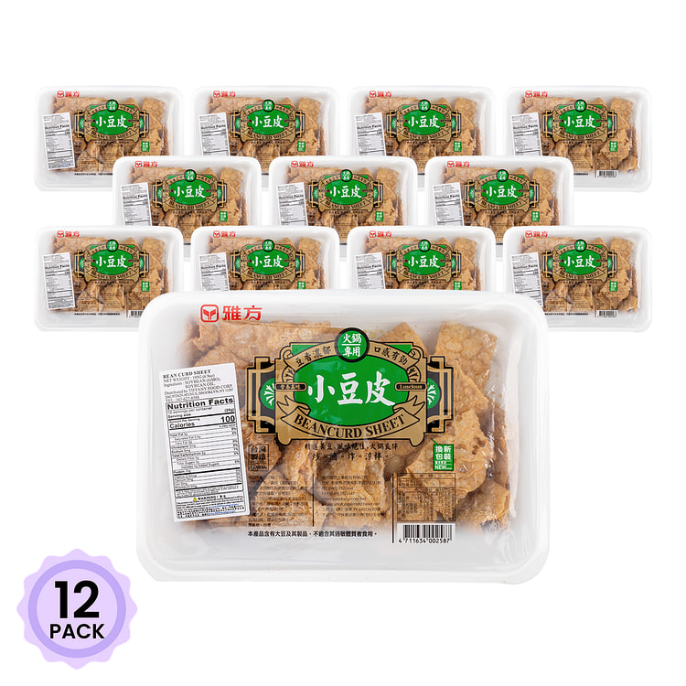 雅方 火锅专用小豆皮 6.3 盎司*12 包