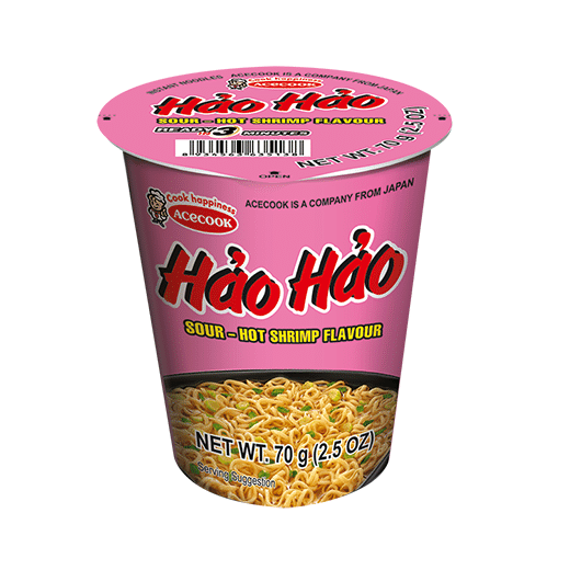 Acecook Hao Hao Hot & Sour Shrimp Flavour 1 count 1 each