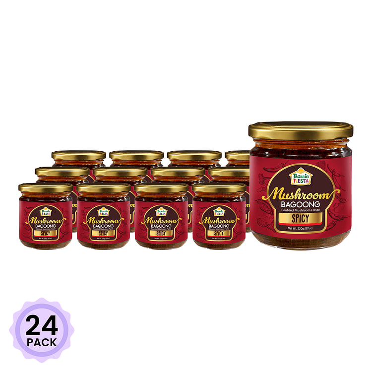 Barrio Fiesta Mushroom Bagoong Spicy Sauteed Shrimp Paste 230 g*24 pack