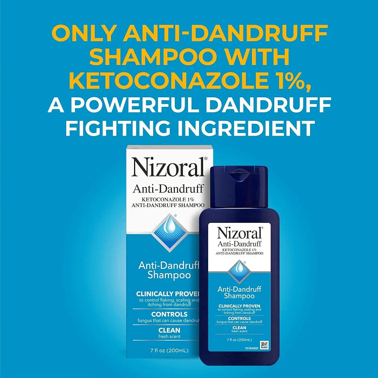 Nizoral Anti-Dandruff Shampoo with 1% Ketoconazole 1 pack