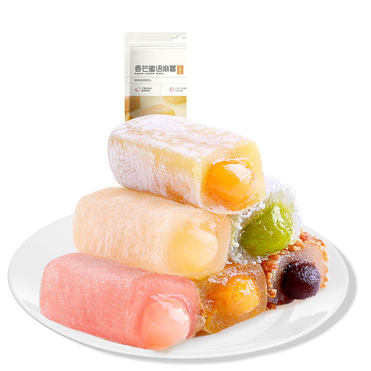 Baicao flavored sandwich sesame, glutinous rice cake, snack pastry, mango s