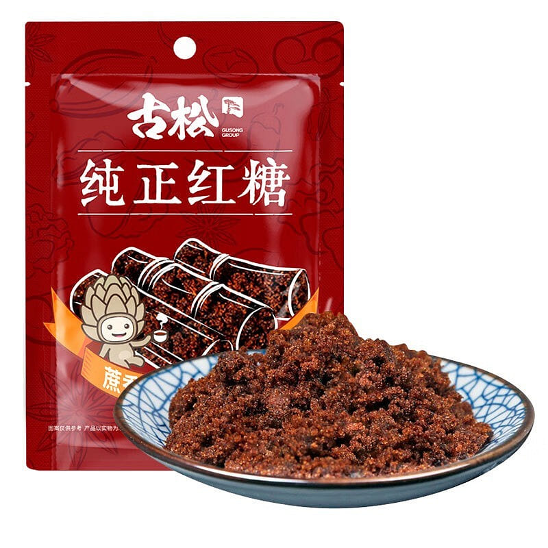 Gusong, brown sugar, pure brown sugar 300g sugar cane boil pure brown sugar 300 g