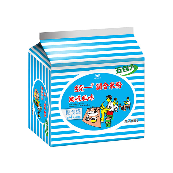 Minced Pork Flavor Instant Mixed Rice Noodles 5pcs 300 g