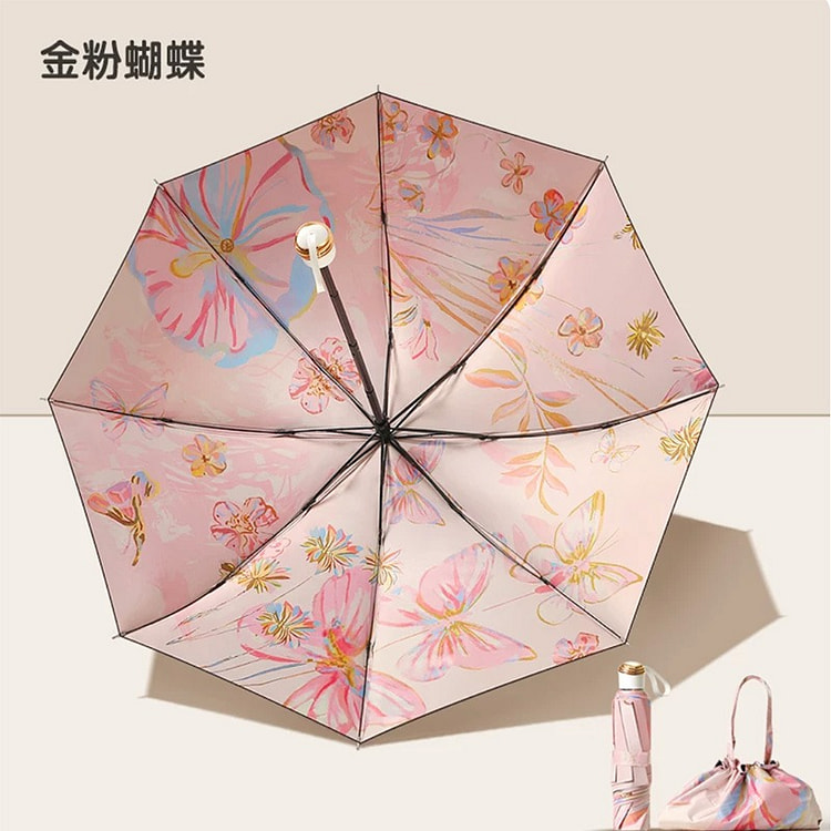 Foldable umbrella with UV protection-JFHD 1 each