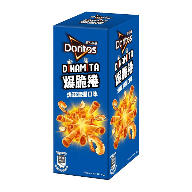 Doritos Dinamita Rolled Corn Chips(Garlic Shrimp) 60 g