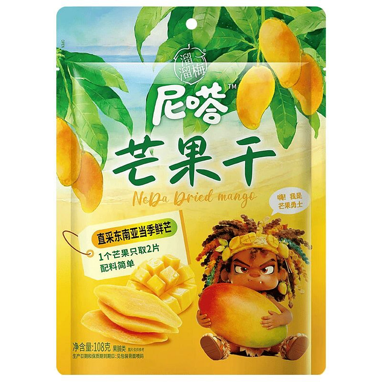 溜溜梅 尼嗒芒果干 108g 108 克