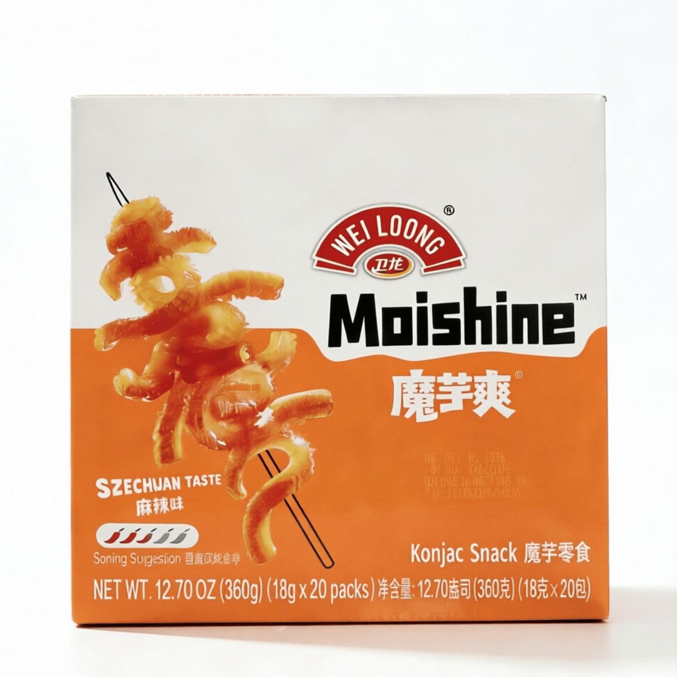 Get WeiLong Konjac Snack Mala Flavor360g 1 box Delivered | Weee