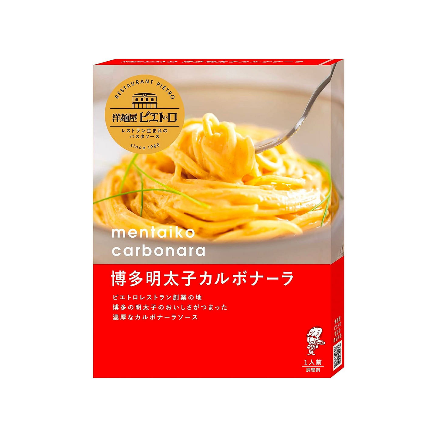 Spaghetti Pasta Sauce Carbonara Mentai PIETRO 100g 1 個