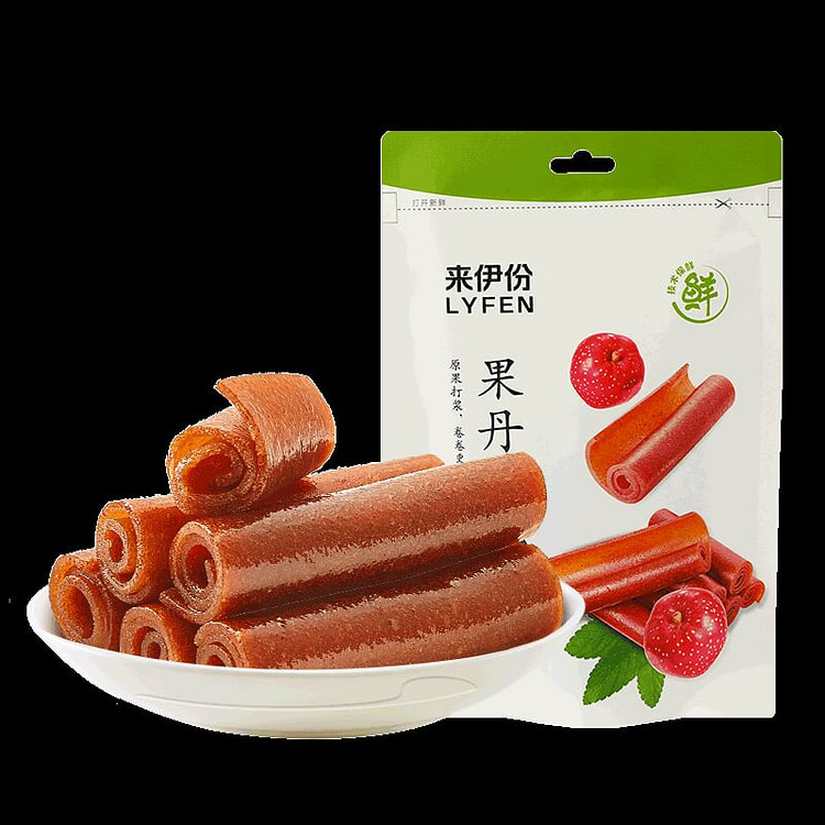 来伊份果丹皮 山楂卷山楂片新鲜果干